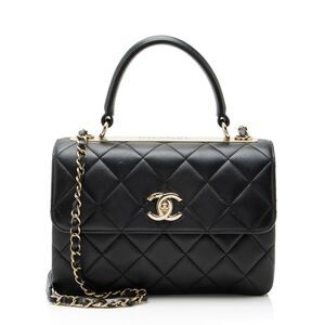 Chanel Lambskin Trendy CC Small Top Handle